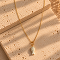 Creamy White Fish Necklace