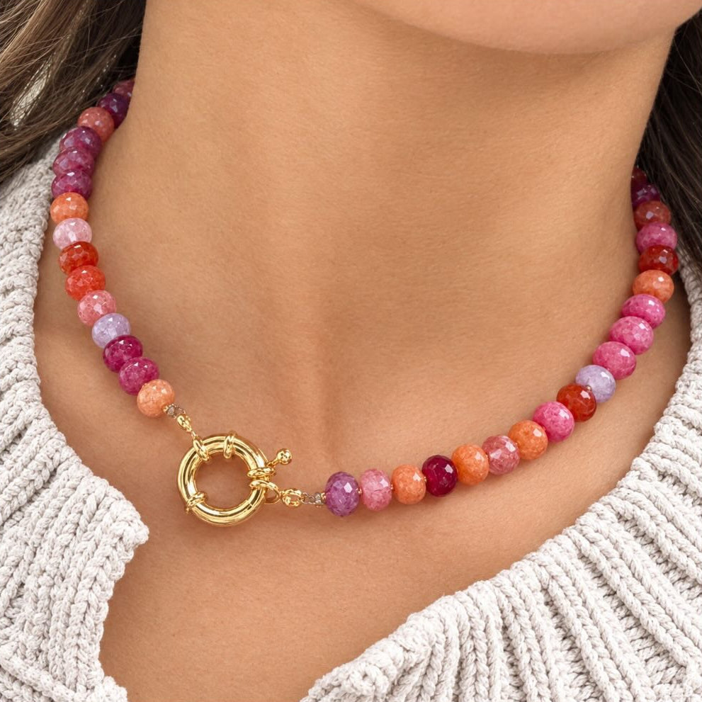 Bubble Necklace Pink