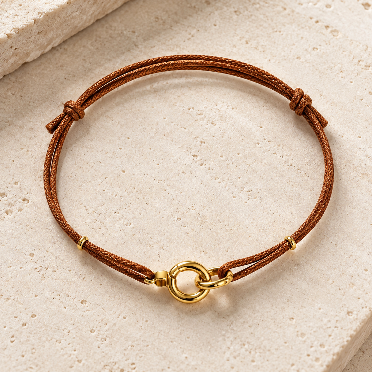 Brown Cord Bracelet