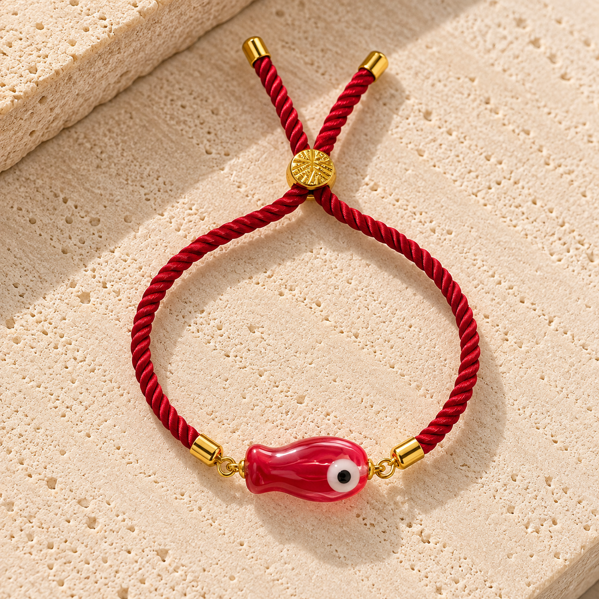 Rope Bracelet in Red