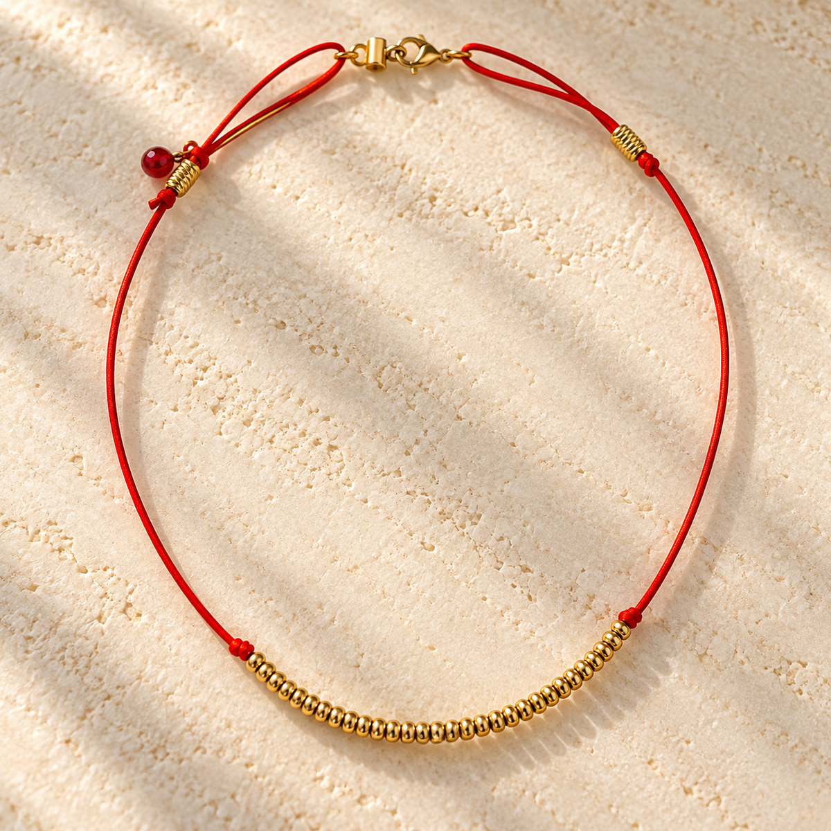 Padma Necklace in Orange