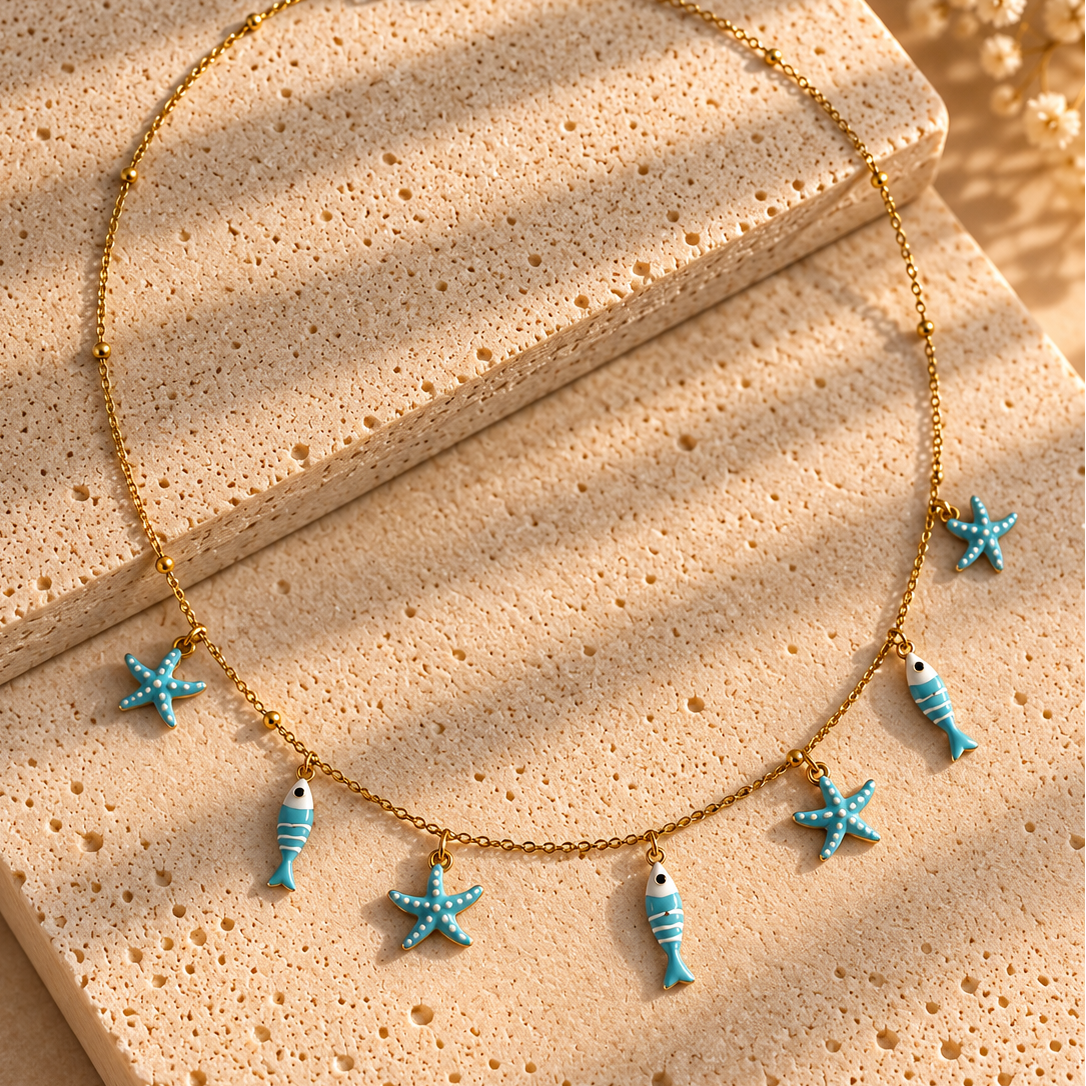 Blue Ocean Necklace