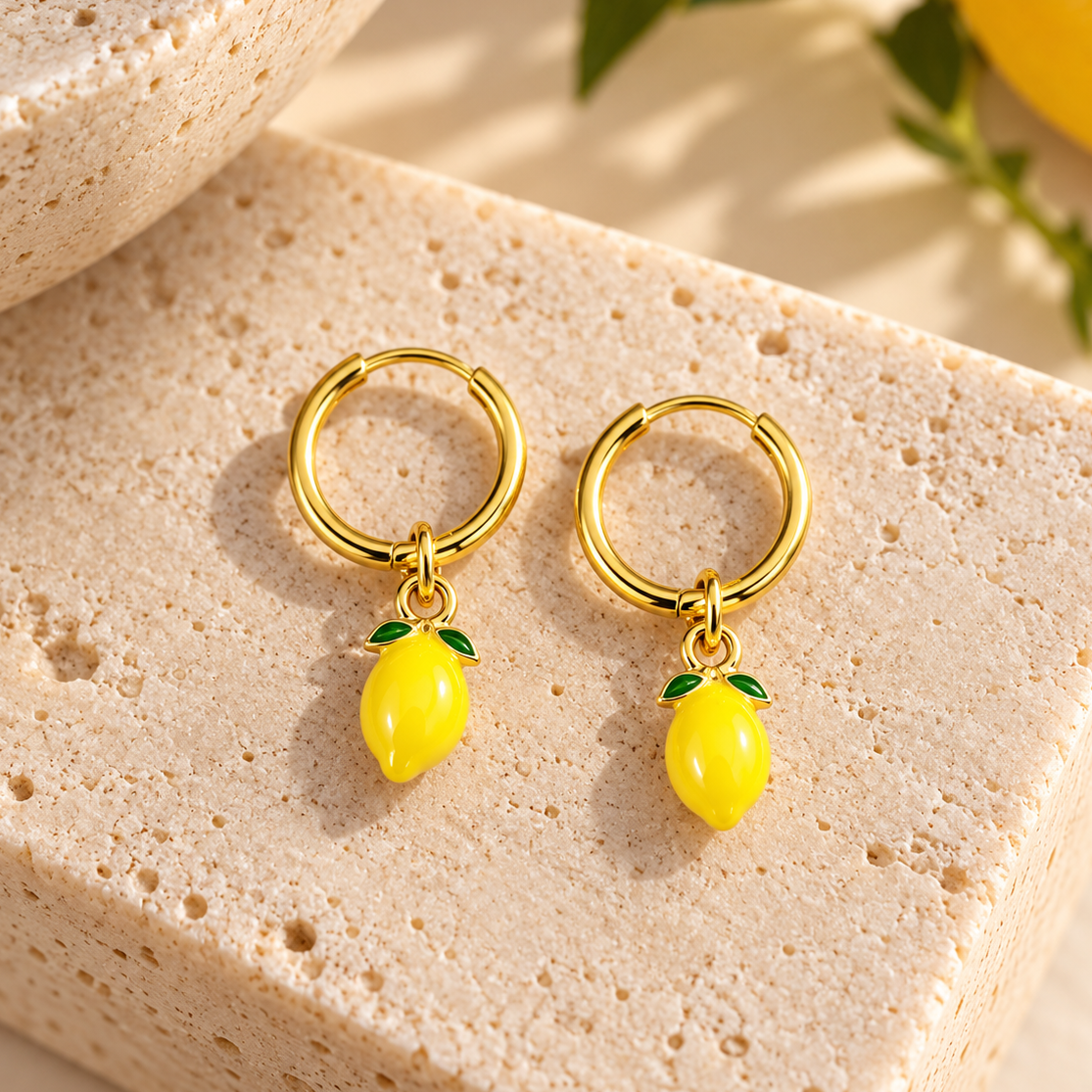 Lemon Earrings
